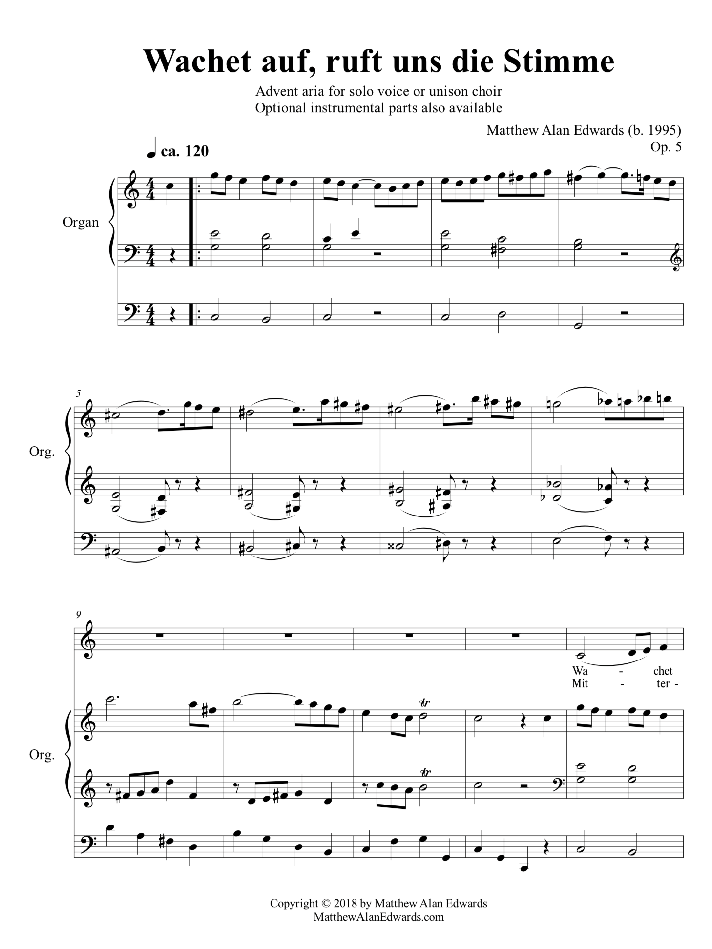 Op. 5 Wachet auf p01